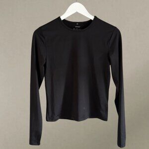 basic black long sleeve tee
